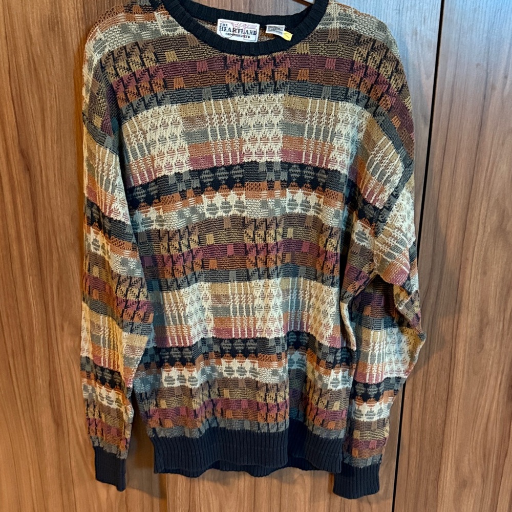 Men's Multicolor Crewneck Sweater